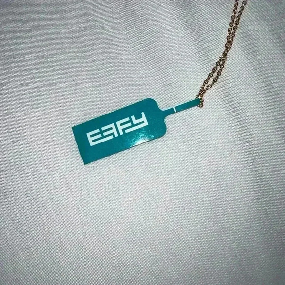 EFFY Rose Gold Necklace Bezel Round Center Diamond Pendant NWT NEVER USED - Picture 4 of 11